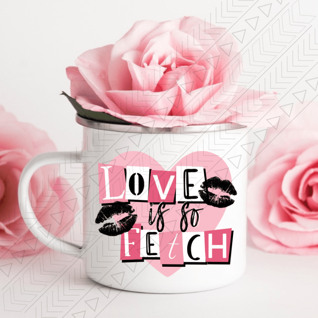 Love Is So Fetch Enamel Mug Mug