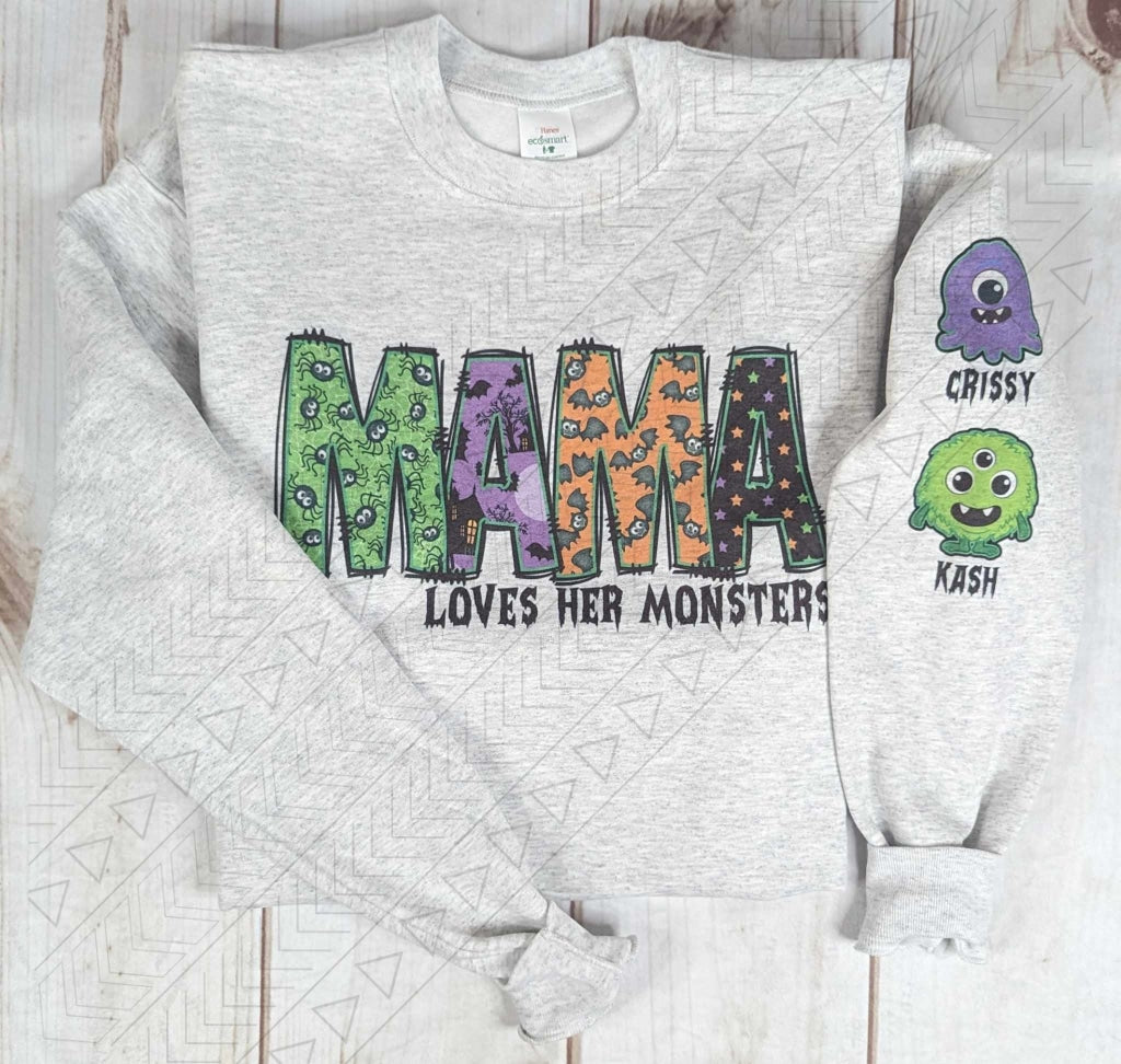 Loves Her Monsters Sweatshirt (Custom) Shirts & Tops