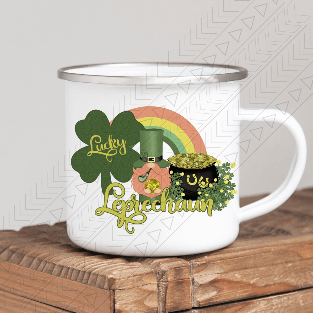 Lucky Leprechaun Enamel Mug Mug