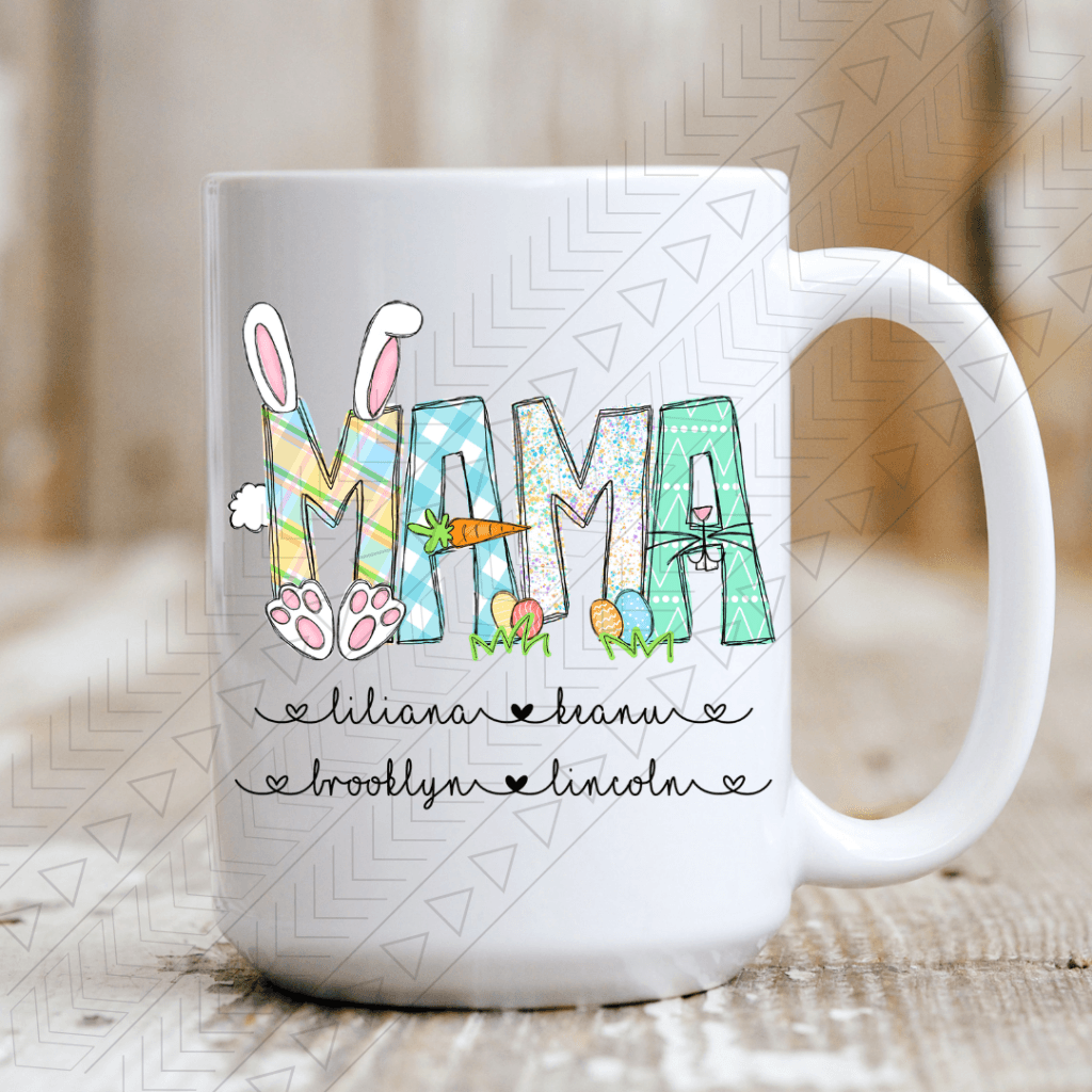 Mama Custom Easter Ceramic Mug 15Oz Mug