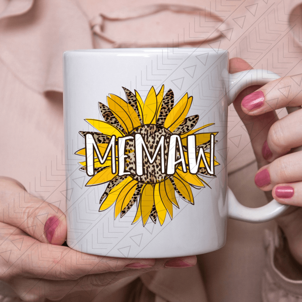 Memaw Sunflower Ceramic Mug 11Oz Mug