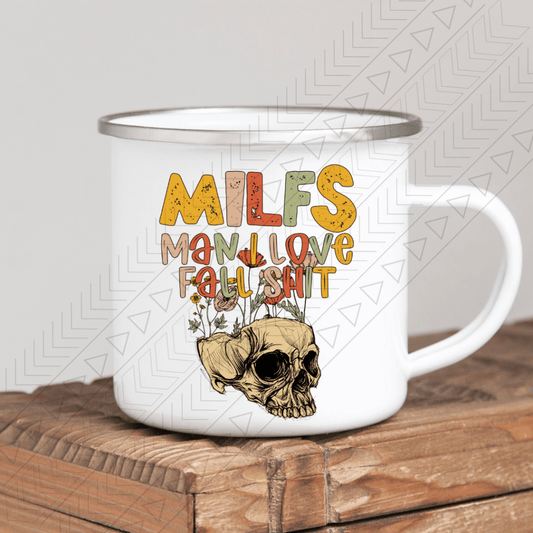 Milfs Love Fall Enamel Mug Mug
