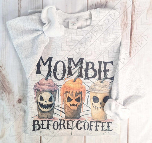 Mombie Before Coffee Sweatshirt Shirts & Tops