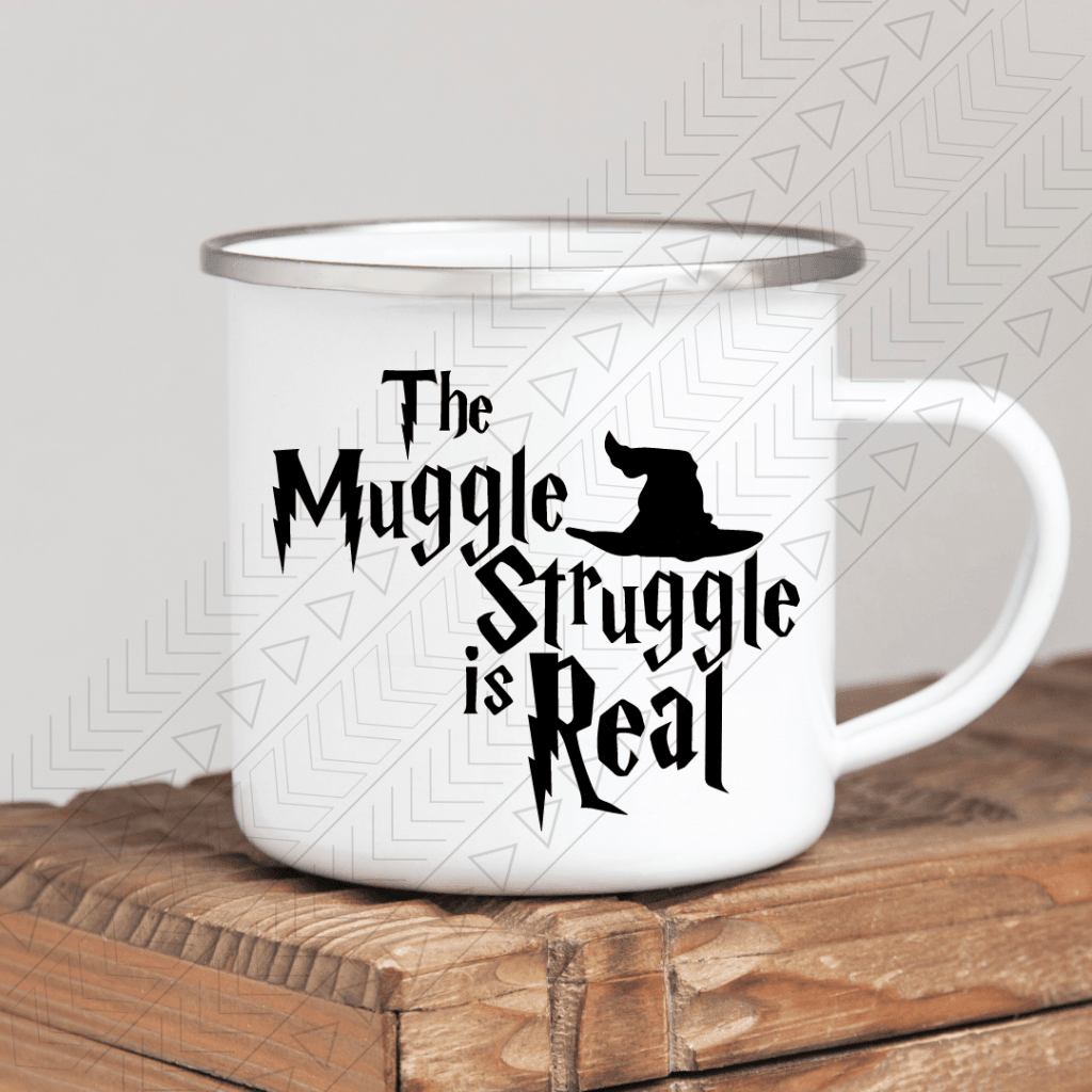 Muggle Struggle Enamel Mug Mug