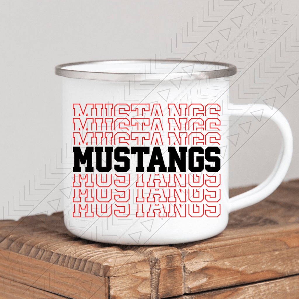 Mustang 1 Enamel Mug Mug