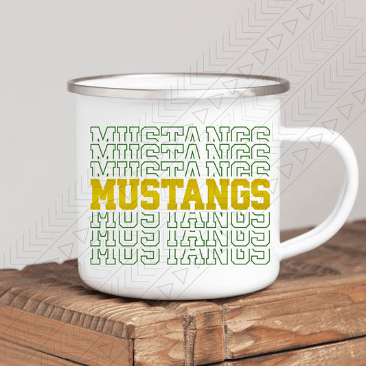 Mustang 4 Enamel Mug Mug