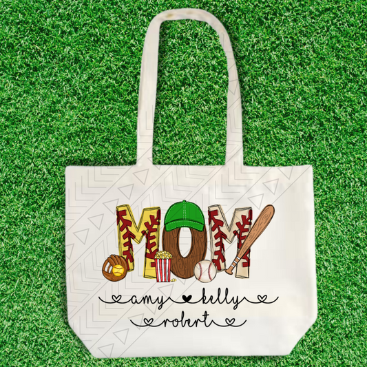 Name & Kids Baseball/softball Tote Tote