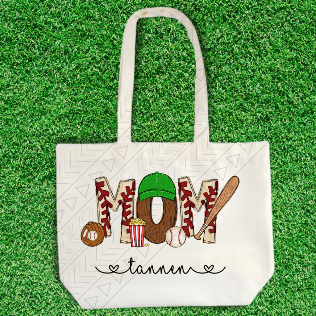 Name & Kids Baseball/softball Tote Tote