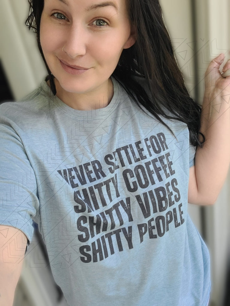 Never Settle Shirts & Tops
