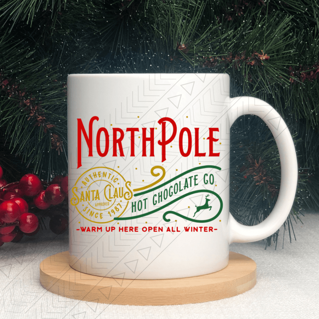 North Pole Hot Cocoa Ceramic Mug 11Oz Mug