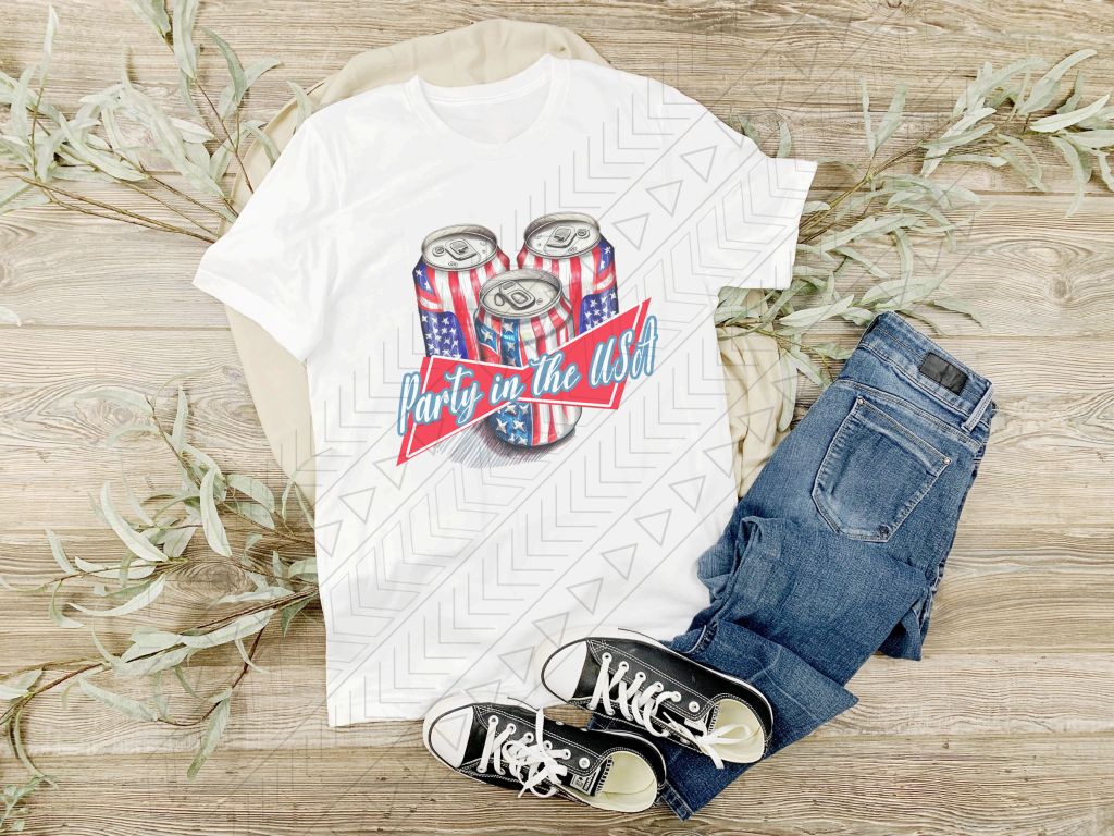 Party In The Usa Beer Cans Shirts & Tops