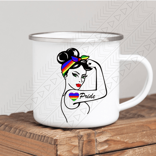 Pride Strong Enamel Mug Mug