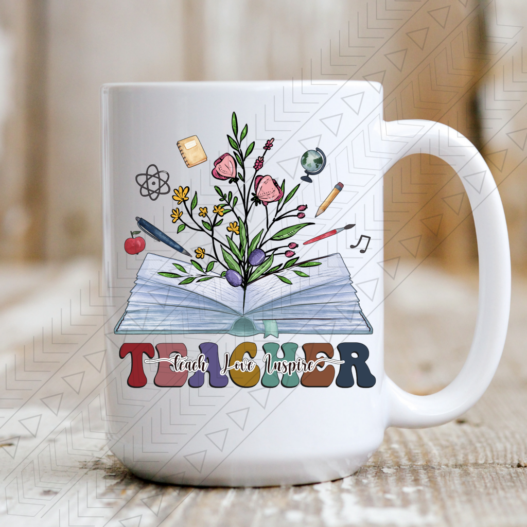 Reading Teacher Ceramic Mug 15Oz Mug