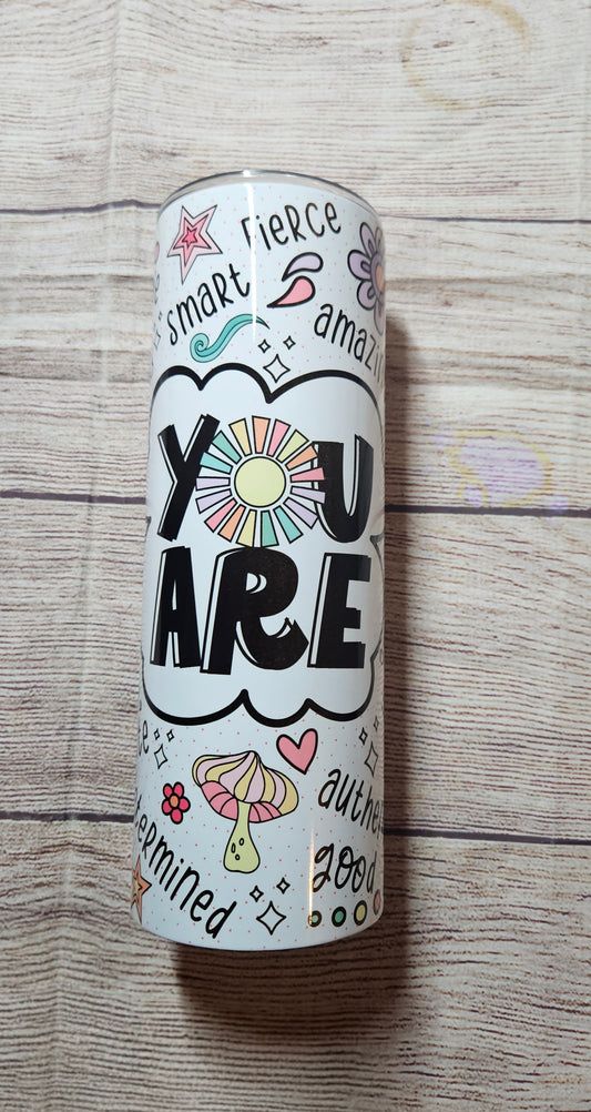 Words of Affirmation Tumbler