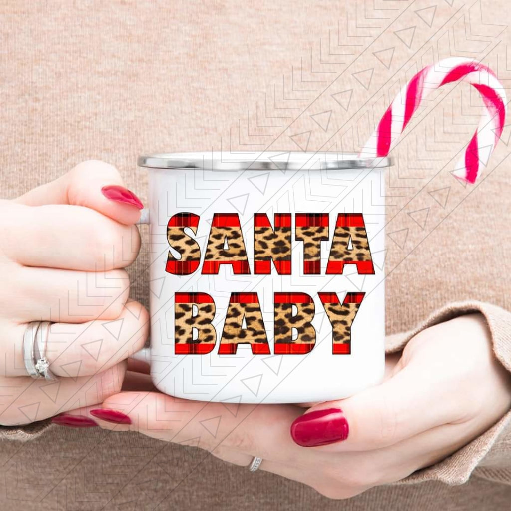 Santa Baby Enamel Mug Mug