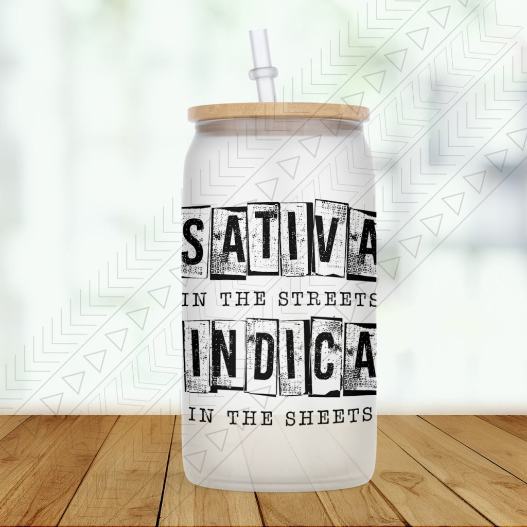 Sativa In The Streets Glass Can