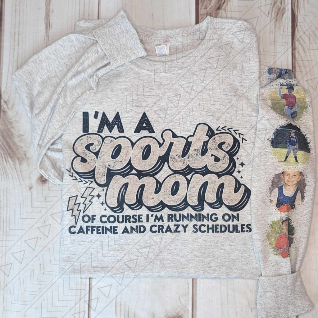 I’m A Sports Mom W/Custom Photos Shirts & Tops