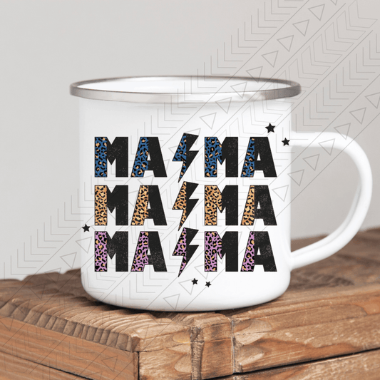 Stacked Mama Enamel Mug Mug