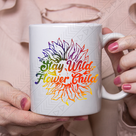 Stay Wild Flower Child Ceramic Mug 11Oz Mug
