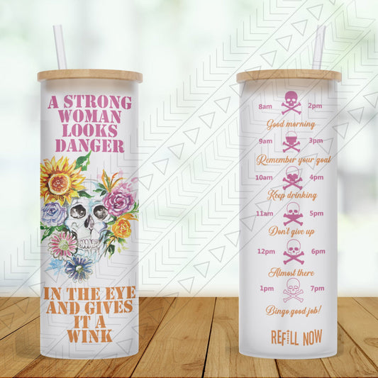 Strong Woman Tracker Tumbler