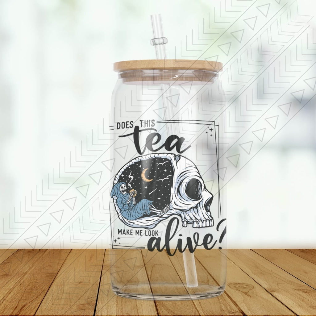 Tea Look Alive Glass Can