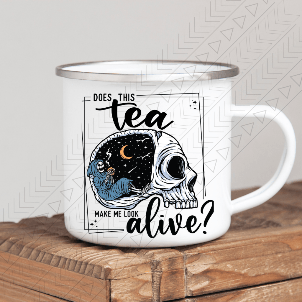 Tea Make Me Alive Enamel Mug Mug