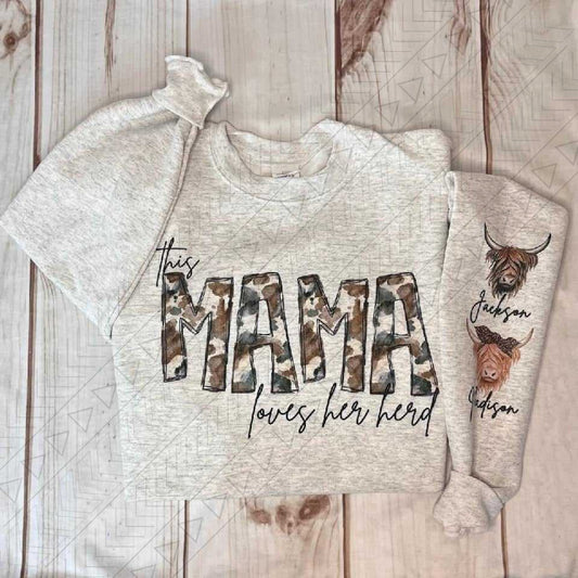 This Mama Loves Her Herd (Cow) Shirts & Tops