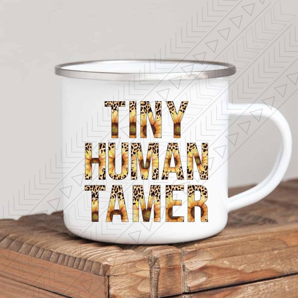 Tiny Human Tamer Enamel Mug Mug