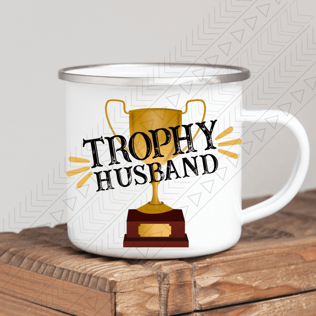Trophy Husband Enamel Mug Mug