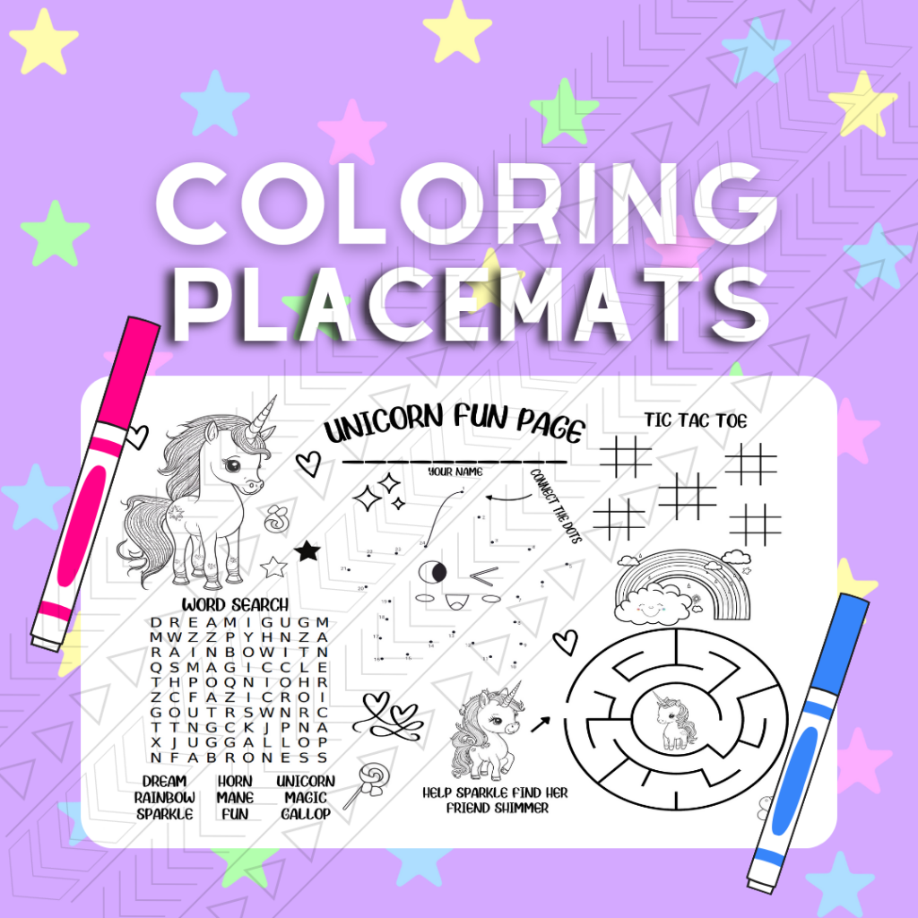 Unicorn Placemat Placemat