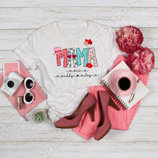 Valentines Mama Custom T Shirt Shirts & Tops