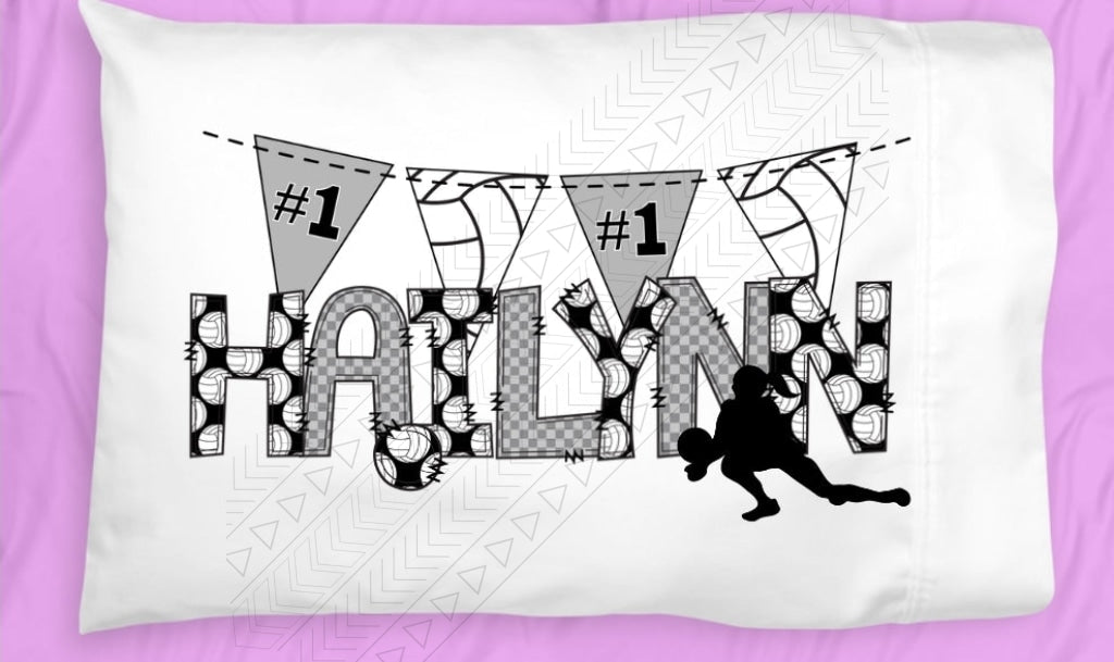 Volleyball Pillowcase Personalized Pillowcases