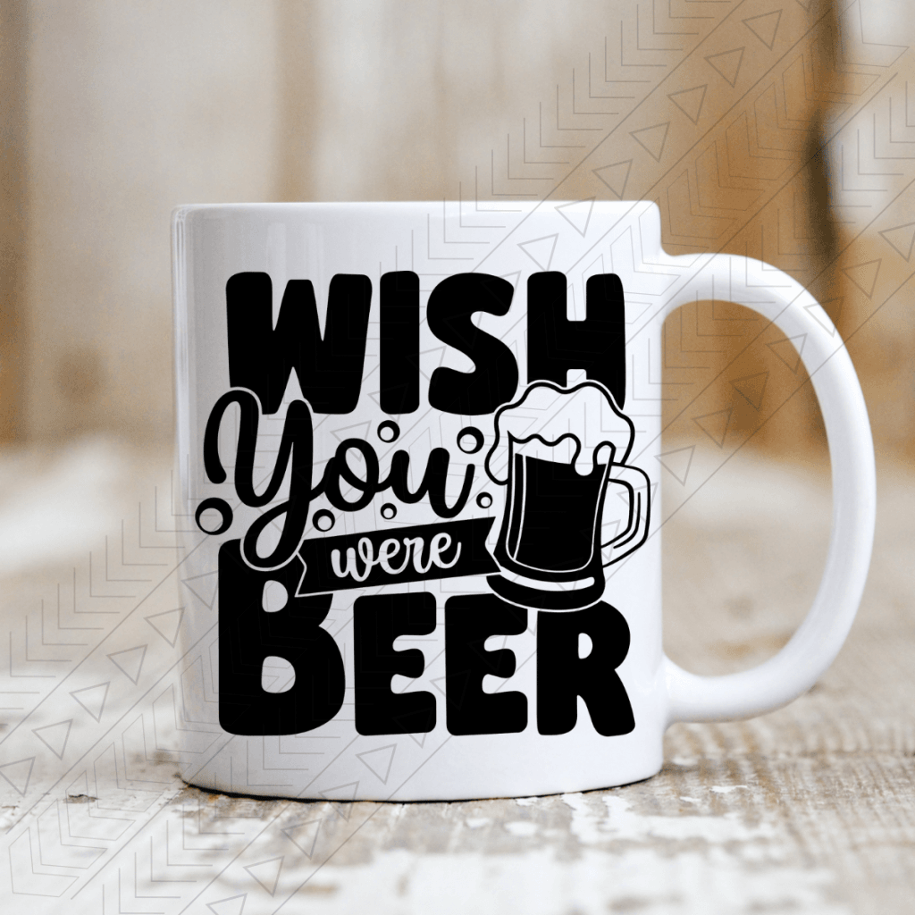 Wish You Were Beer Ceramic Mug 11Oz Mug