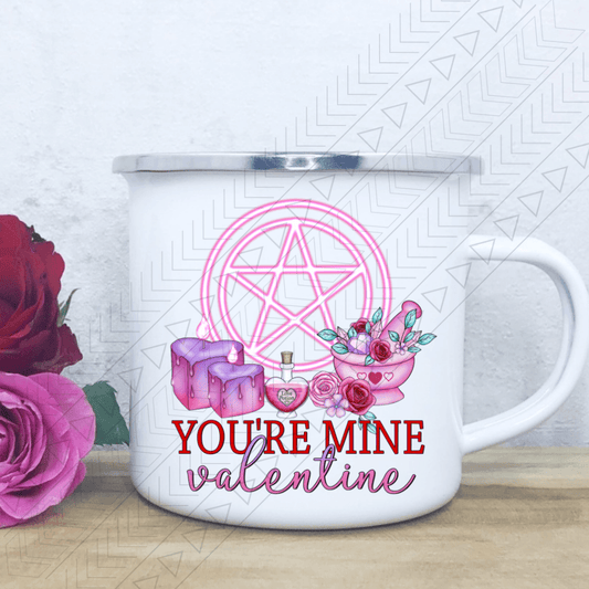 Witchy Valentine Enamel Mug Mug