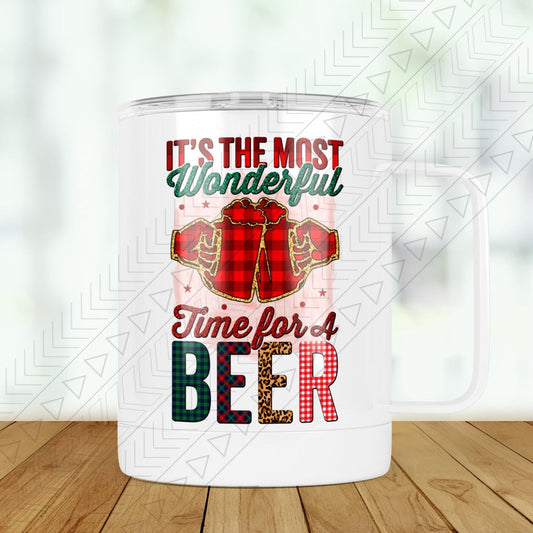 Wonderful Time For Beer Travel Mugs