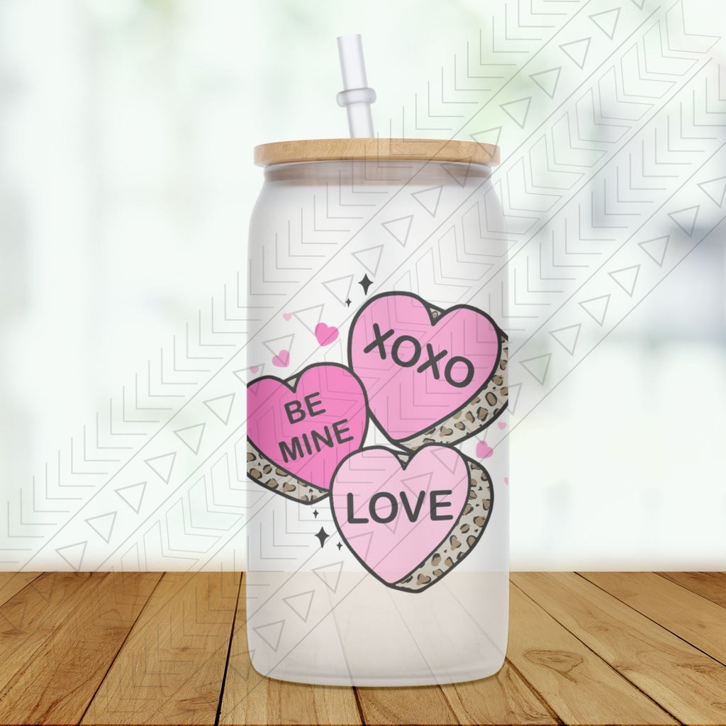 Xo Be Mine Glass Can
