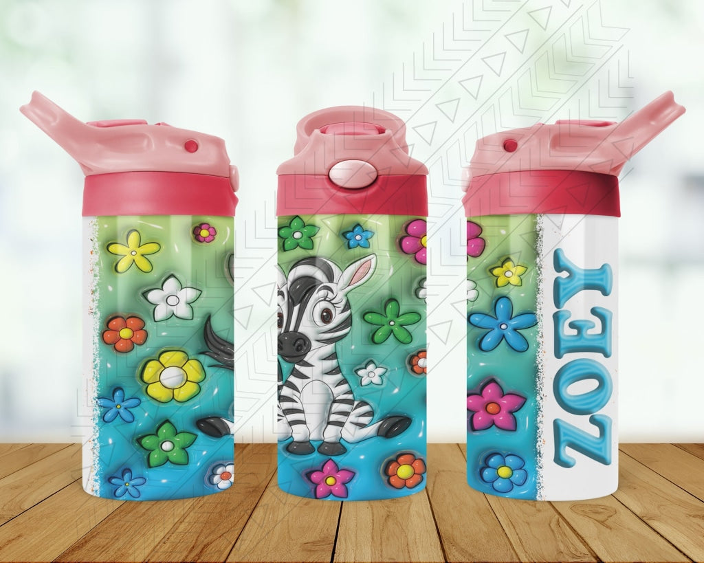 Zebra Puff Kids Bottle