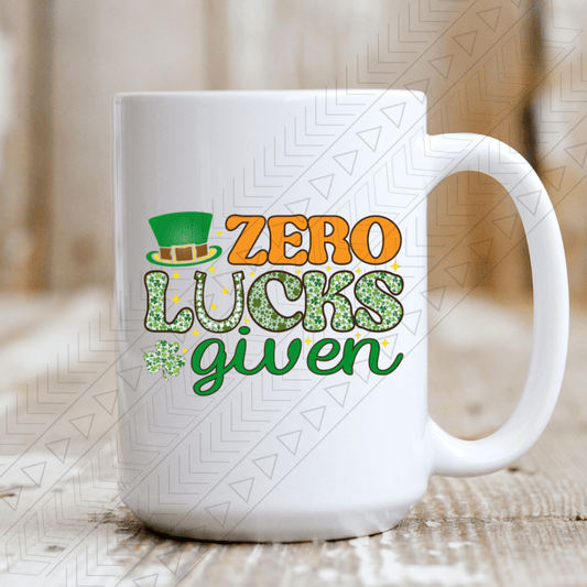 Zero Lucks Given Mug