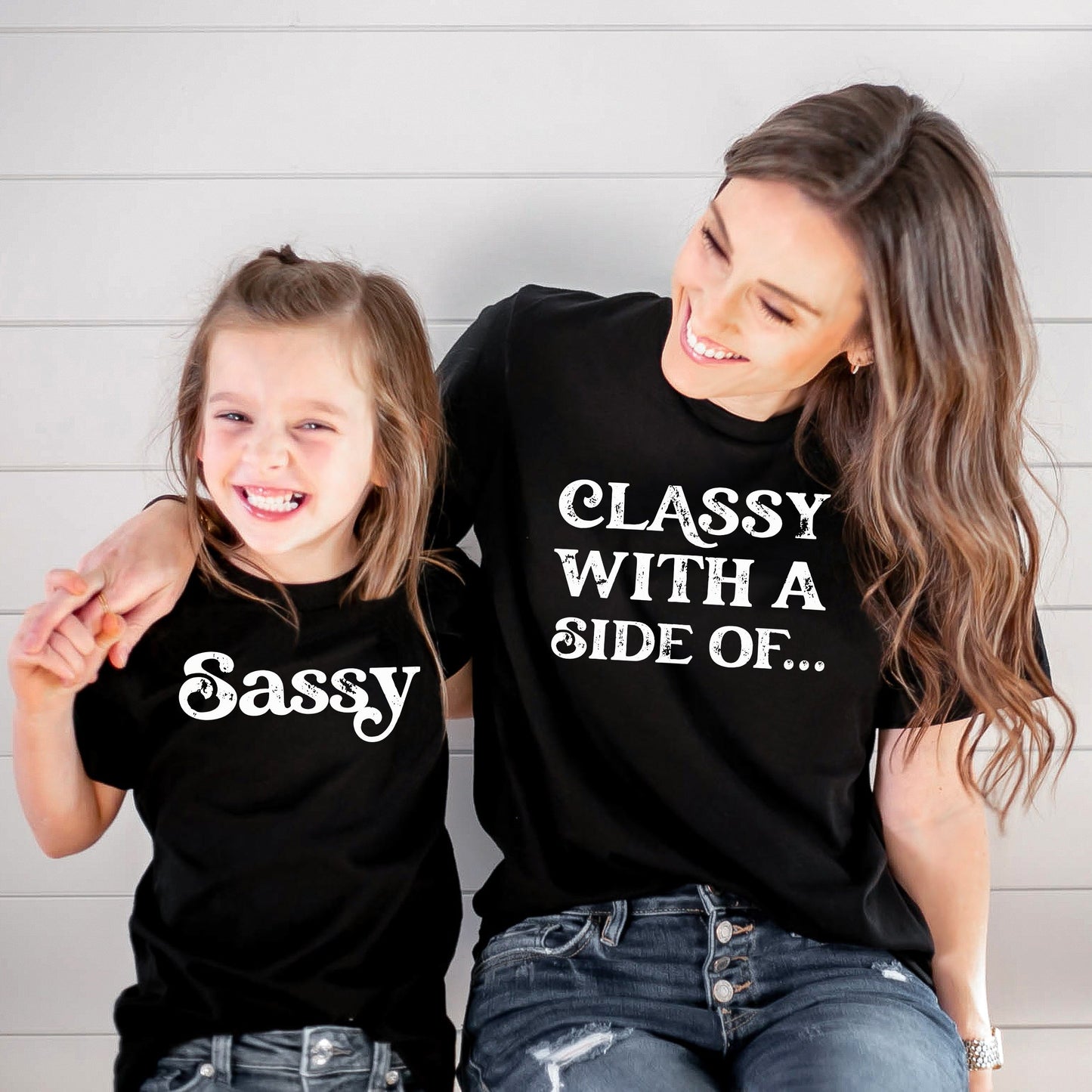 Classy With A Side Of... Black Tee