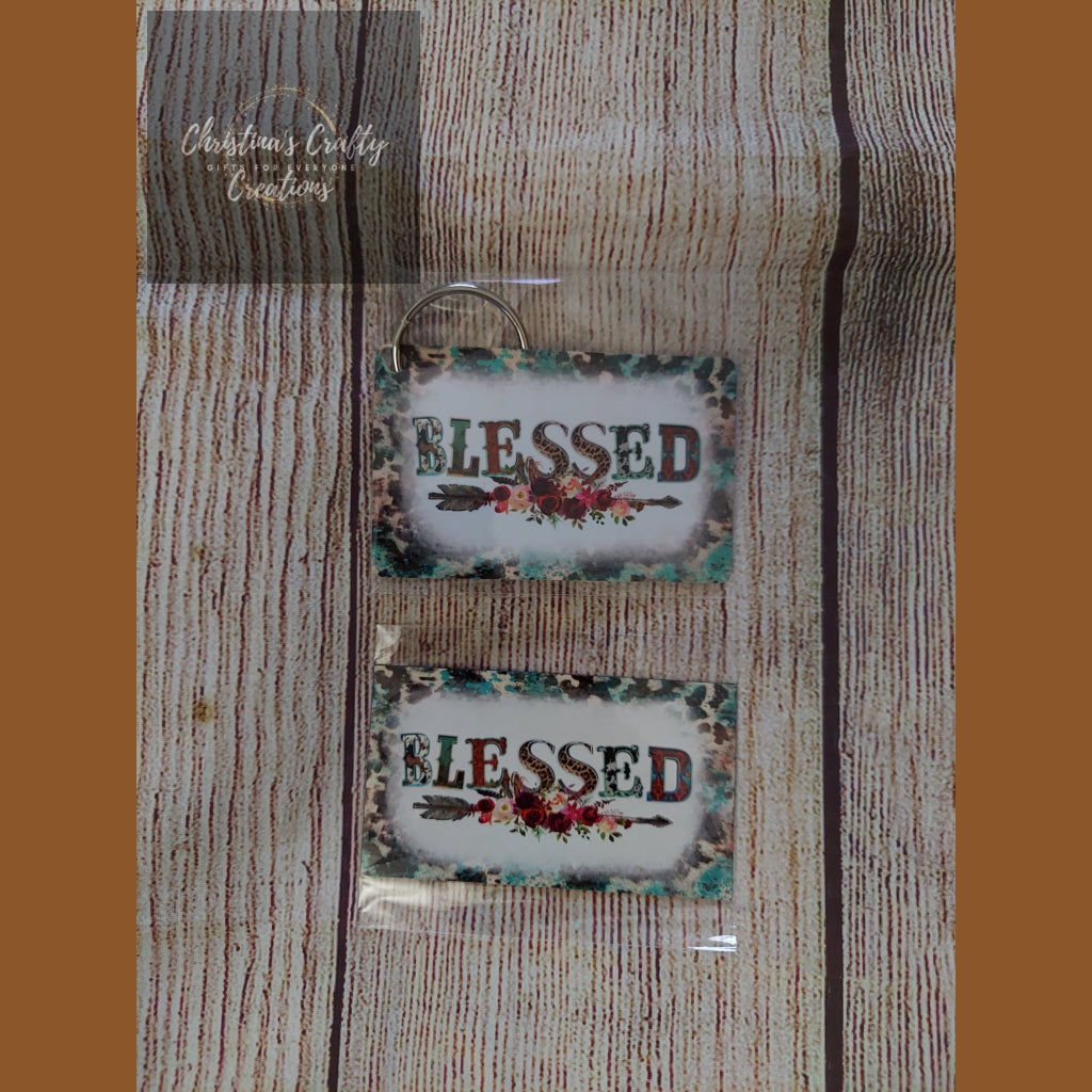 Blessed Keychain and magnet set