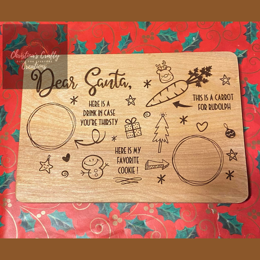 Dear Santa Christmas Board - Without Name Added
