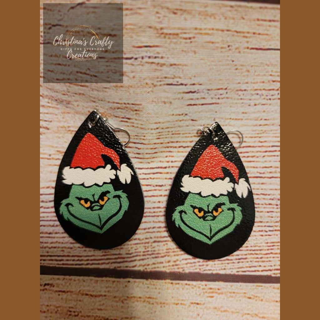 Earrings With The Mean Green One Rts