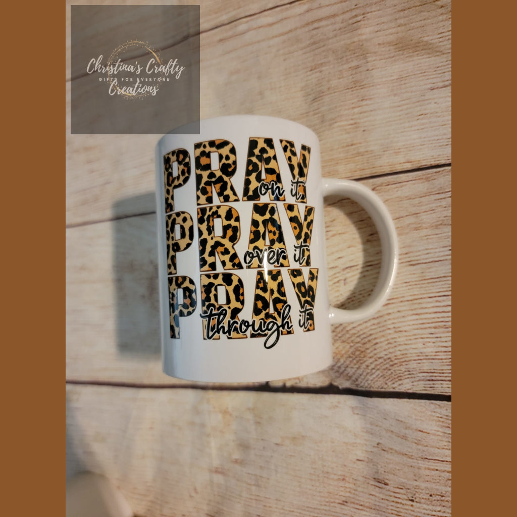 Pray On Pray Over It Coffee Mug - Mugs